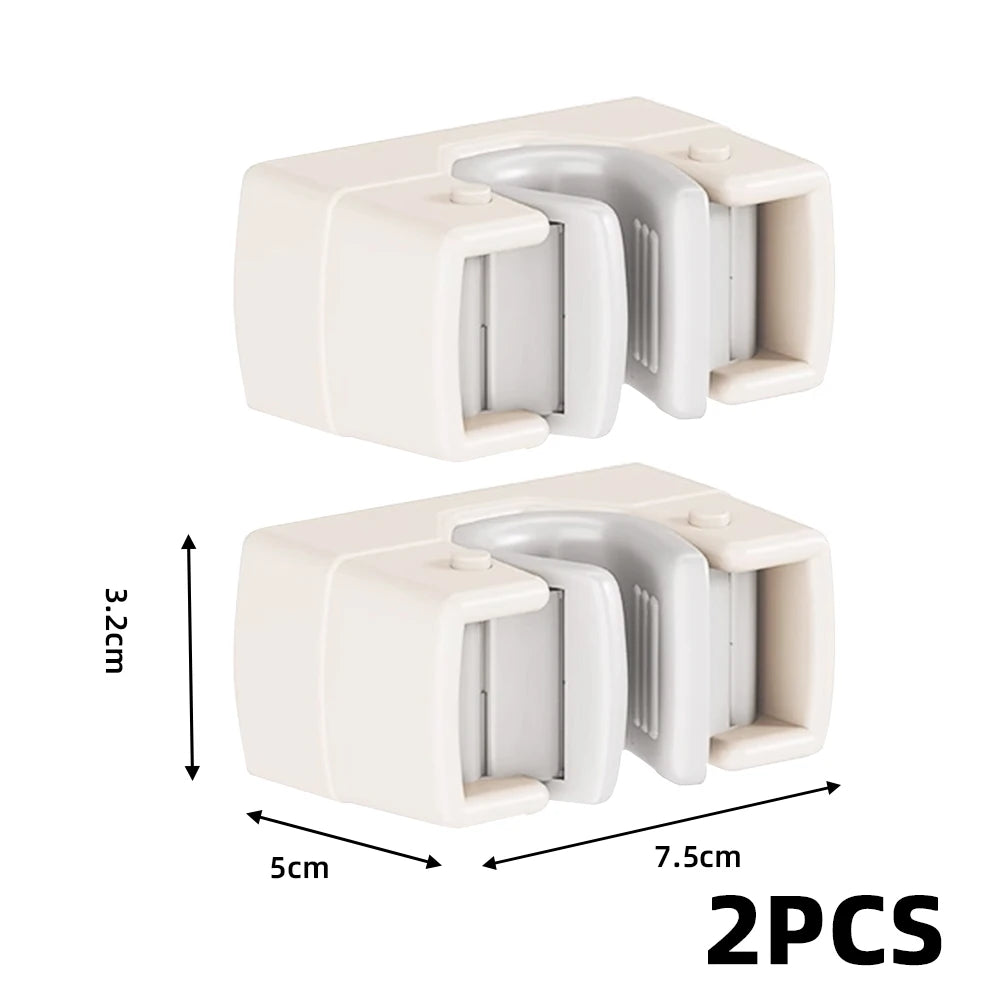 Wall Mounted Mop & Broom Holder – Self-Adhesive Clip Rack