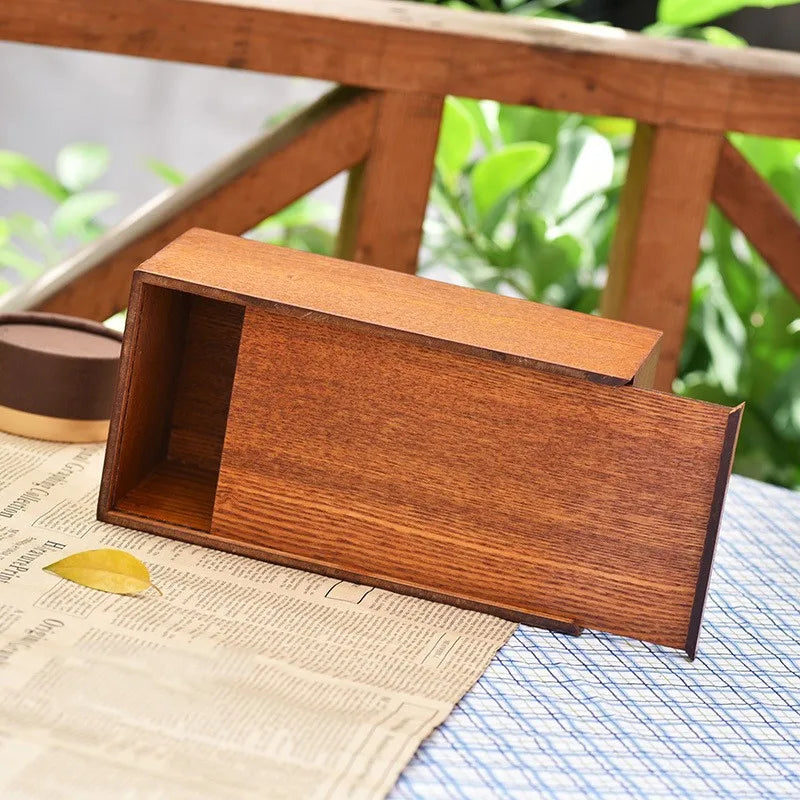Solid Wood Tissue Box & Napkin Holder – Car & Home Décor