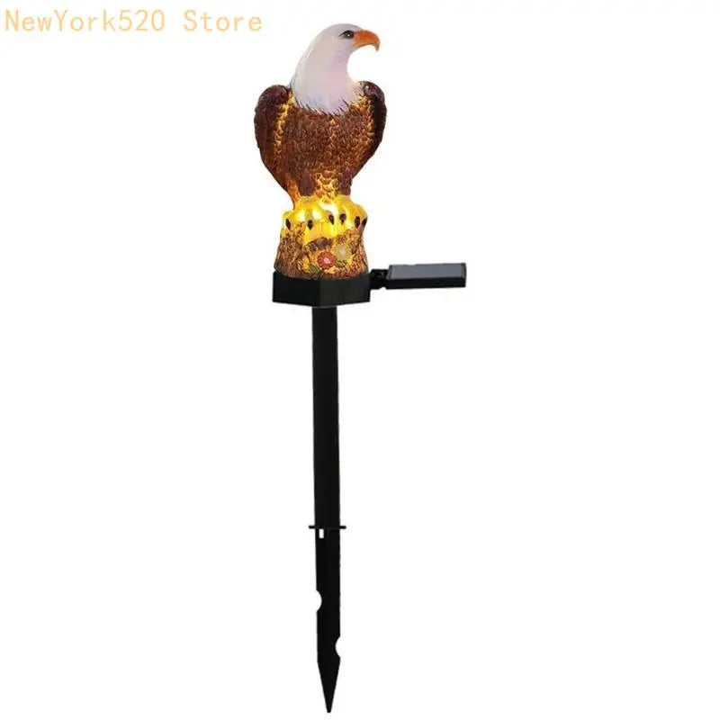 Solar LED Garden Stake Light – Decorative Resin Lawn Lamp