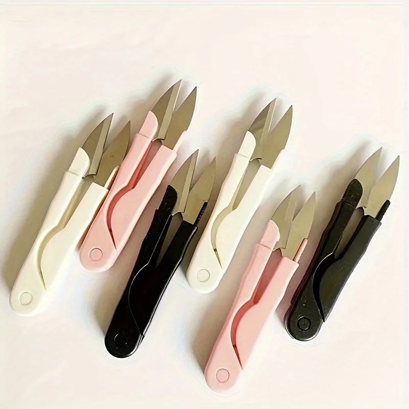 VIBE Scissors with Cover – Sharp Steel Blades for Sewing & Crafts