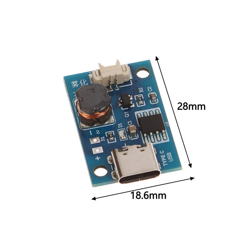 DC 5V Ultrasonic Atomizer Module – 4-Mode DIY Humidifier Control
