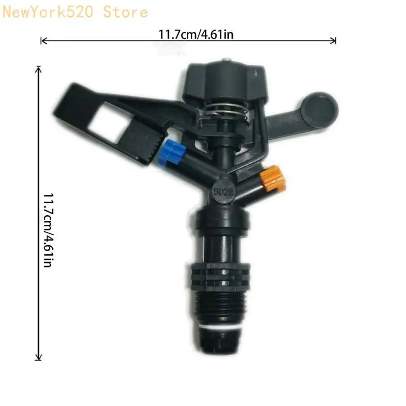 360° Rotating Garden Sprinkler Nozzle – 15m Wide Coverage