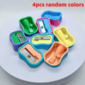 Color Pen Roller & Pencil Sharpener Set 2/4pcs – School Supplies