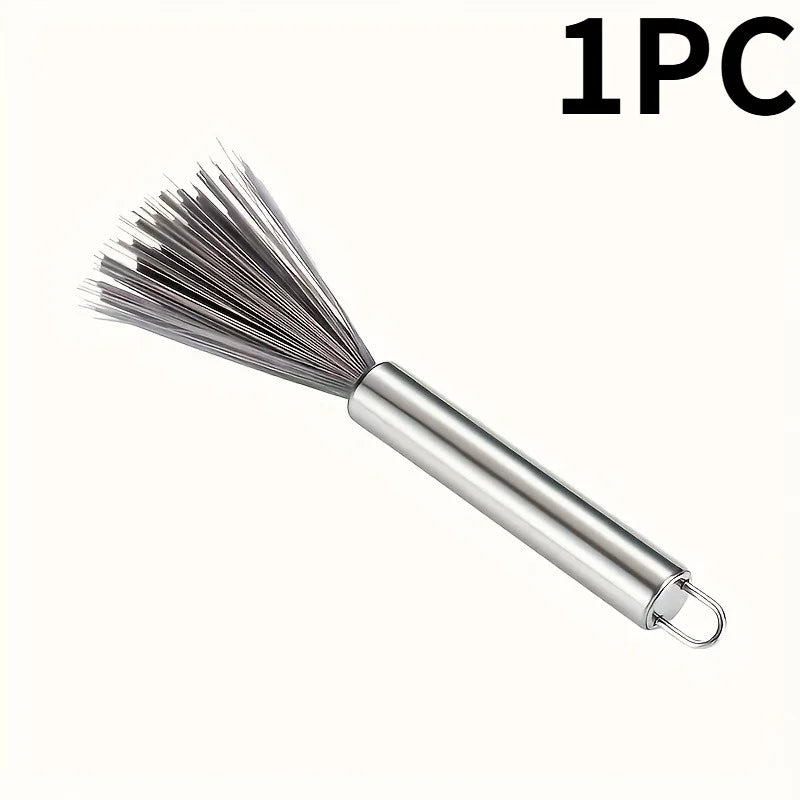 Long Handle Stainless Steel Multi-Function Cleaning Brush