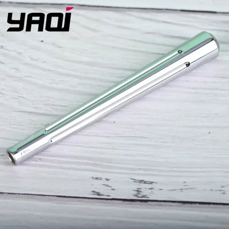 Yaqi Globe Trotter Chrome Brass Safety Razor Handle for Men