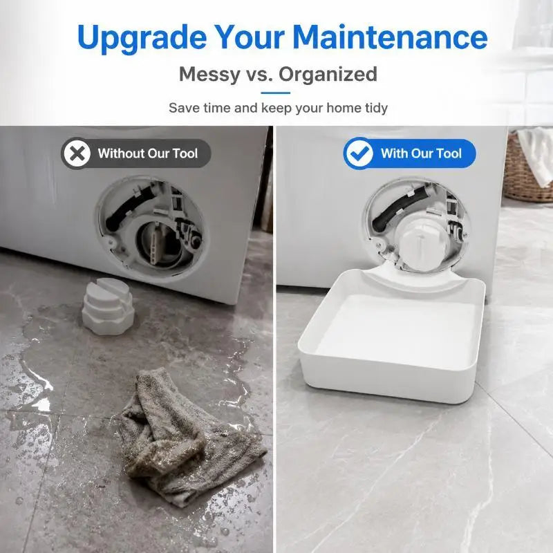 3D Printed Washing Machine Drain Water Collection Tray – PLA
