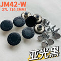 YKK JM42 Nickel-Free Metal Denim Buttons – Copper Wheat Ear Design