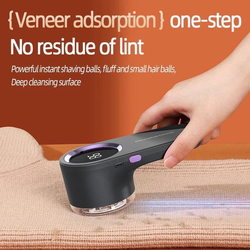 USB Rechargeable Fabric Shaver & Lint Remover for Sweaters