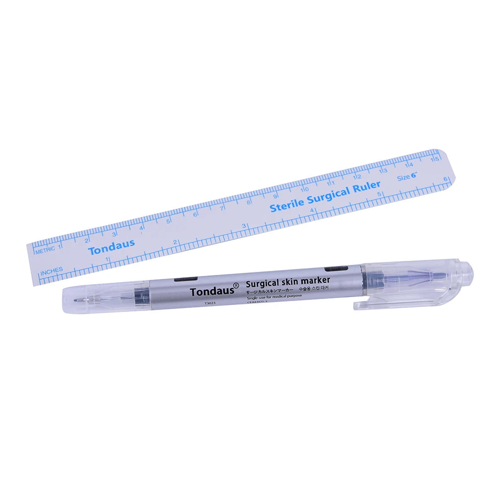 Eyebrow Skin Marker Pen & Ruler – Microblading Positioning