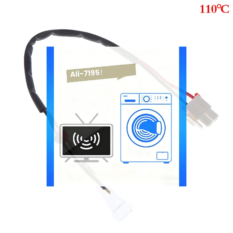 110°C Thermal Fuse Defrost Sensor for Fridge & Freezers