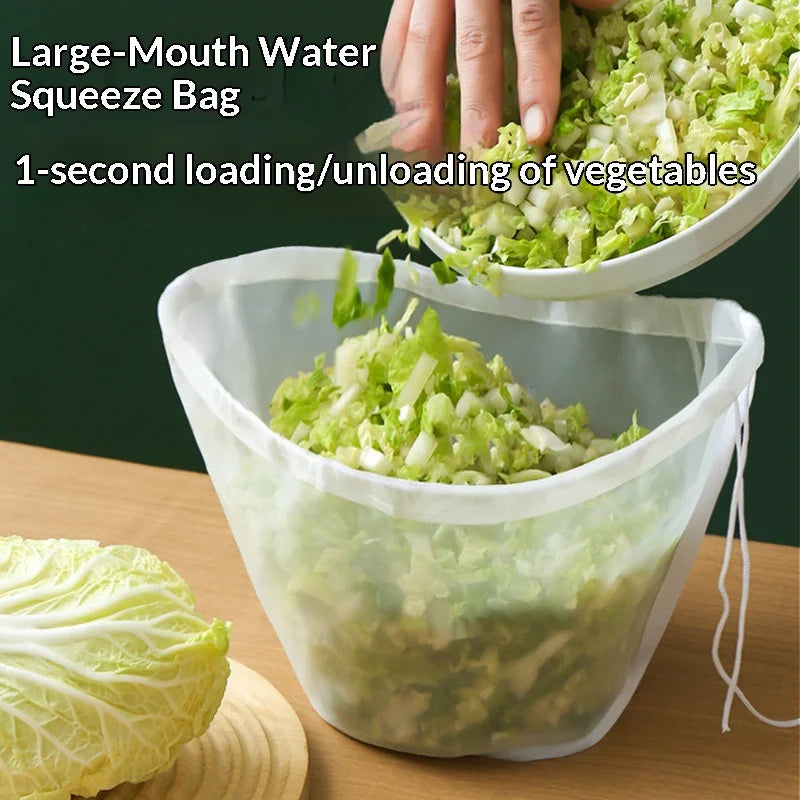 Reusable Fine Mesh Vegetable Squeeze Bag for Dumpling Filling