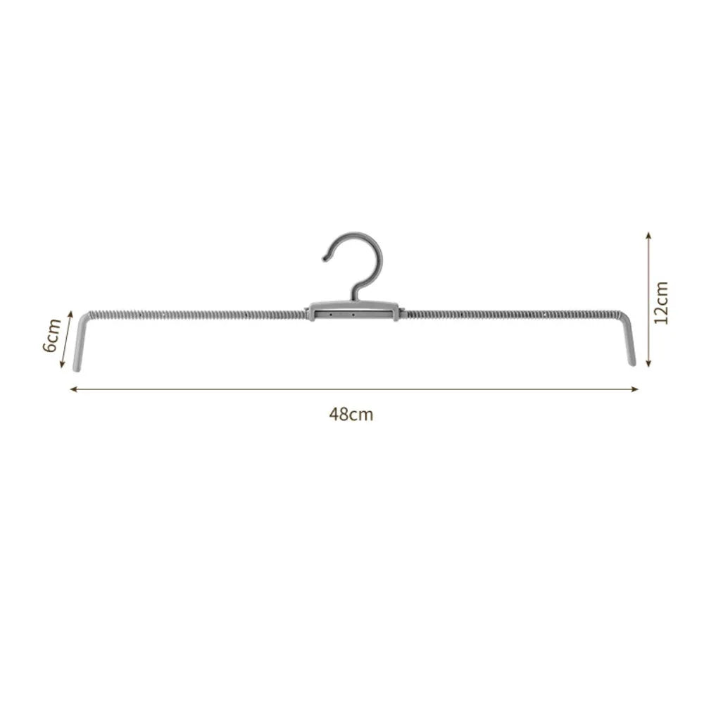 Adjustable Telescopic Spring Pants Hanger – No-Mark Trouser Rack