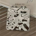 Liquid Metal Foldable Compact Mirror – Double-Sided HD Pocket Mirror