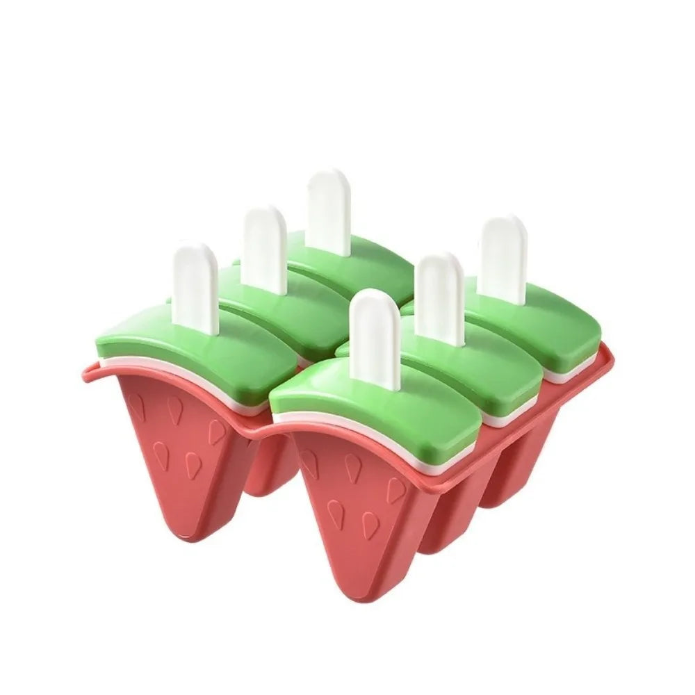 Watermelon Popsicle Molds 4/6 Grid Reusable Food-Grade DIY