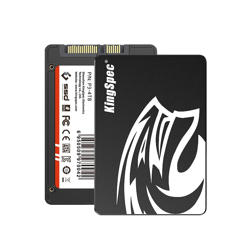 KingSpec SATA III SSD 128GB–2TB 2.5" Internal Drive for PC & Laptop