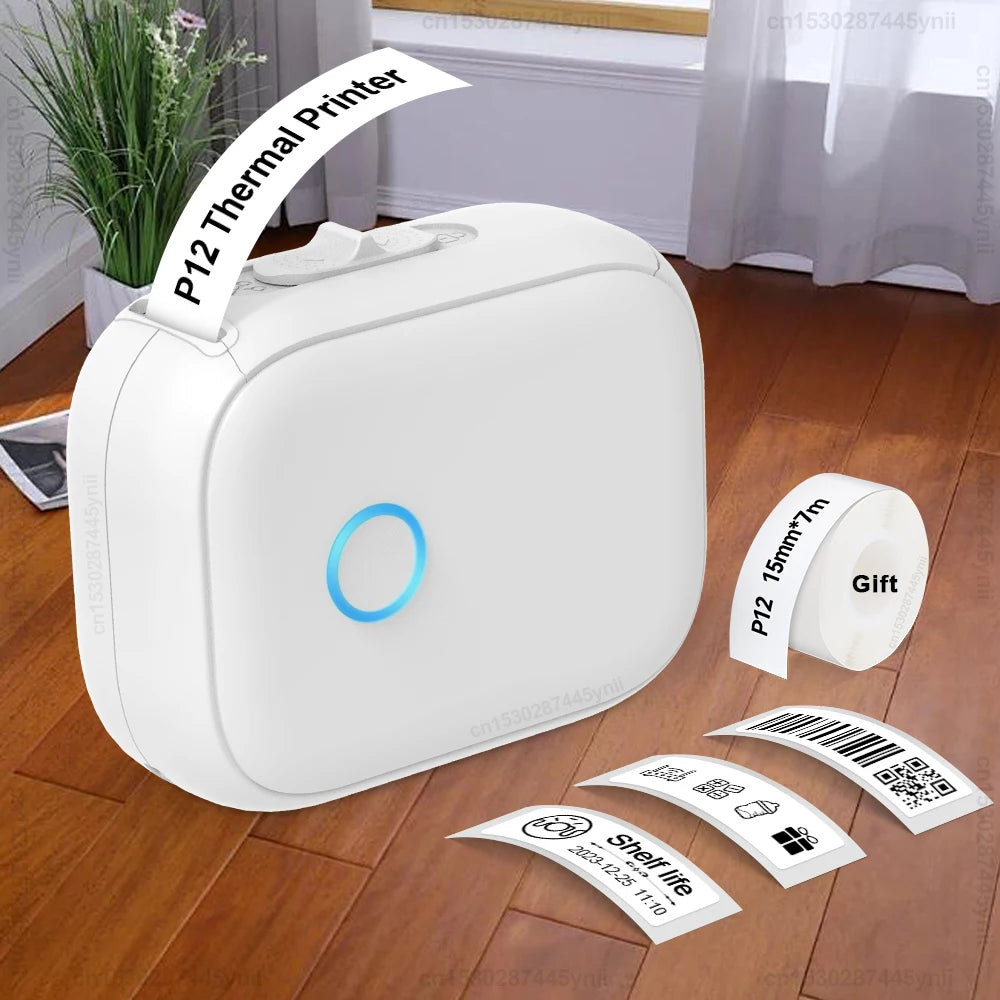 Labelwell P12 Bluetooth Thermal Label Maker – Inkless Portable