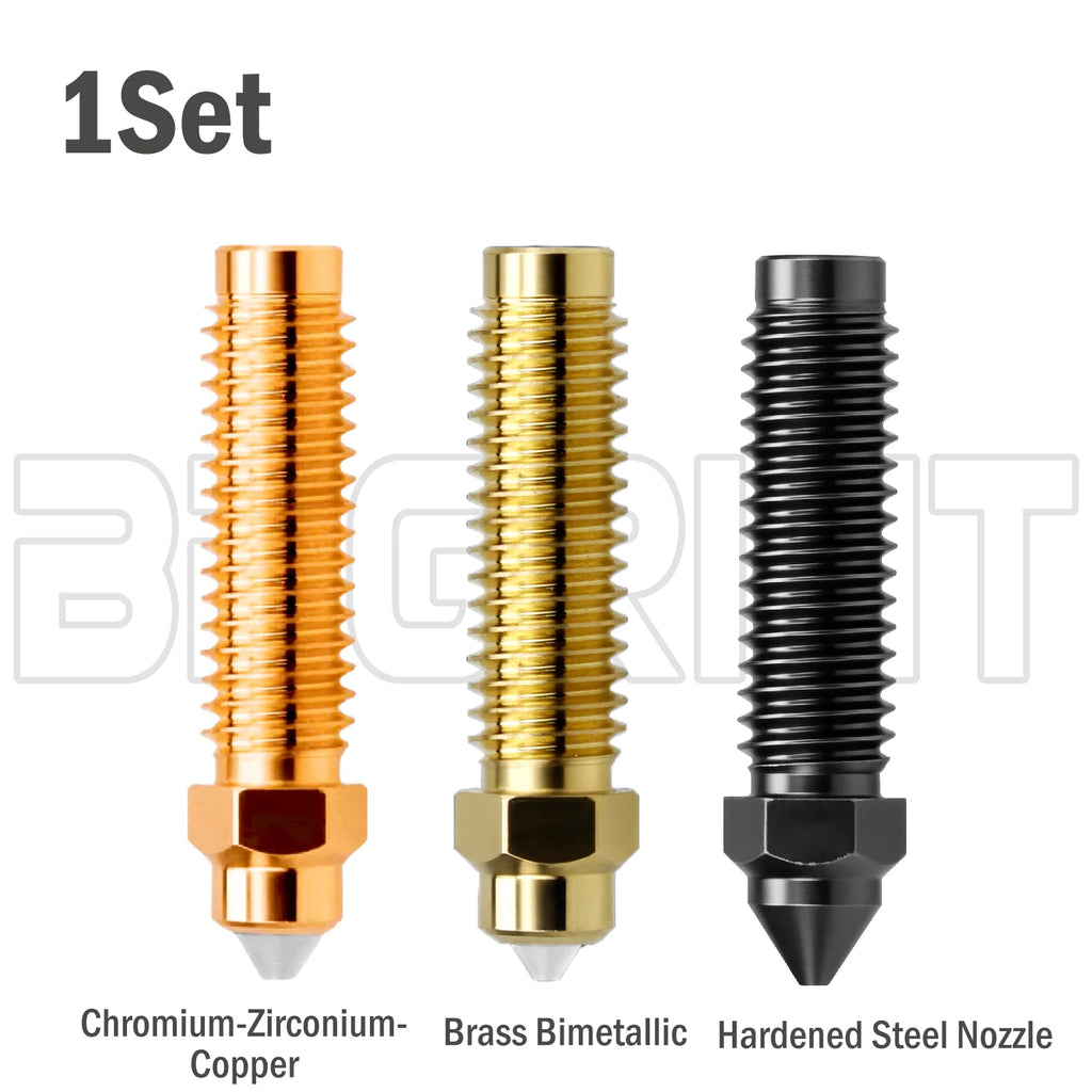 BEGRINT 0.4mm Bimetal Hardened Steel Nozzle – ELEGOO Centauri