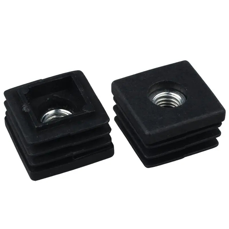 50-Set Adjustable Leveling Feet 45mm Base & 25x25mm Tube Insert Kit