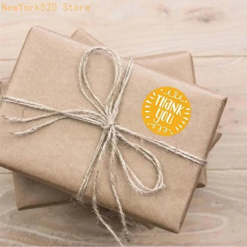 500Pcs Round Thank You Stickers | 12 Designs Gift Seal Labels