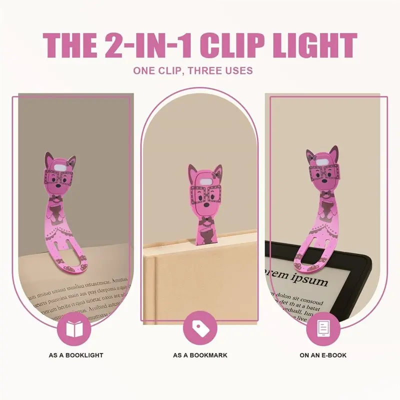 VIBE Bookmark LED Book Light – Dimmable Rechargeable Kids Light