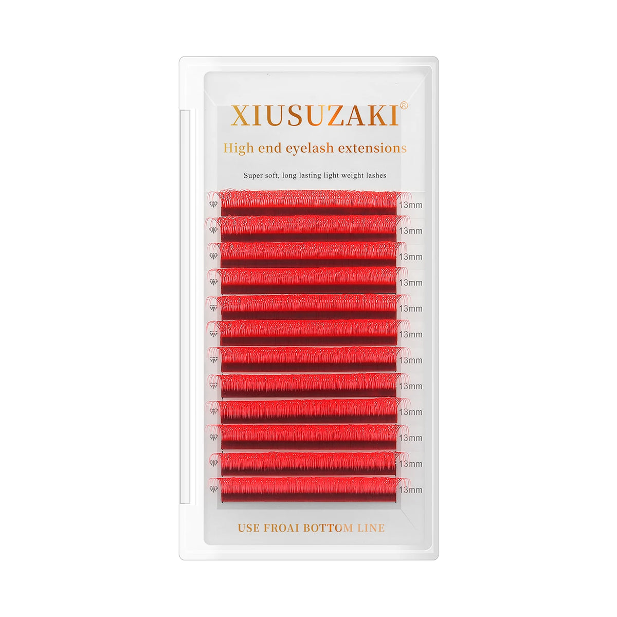 XIUSUZAKI Colorful 3D W Shape Volume Fan Lash Extensions