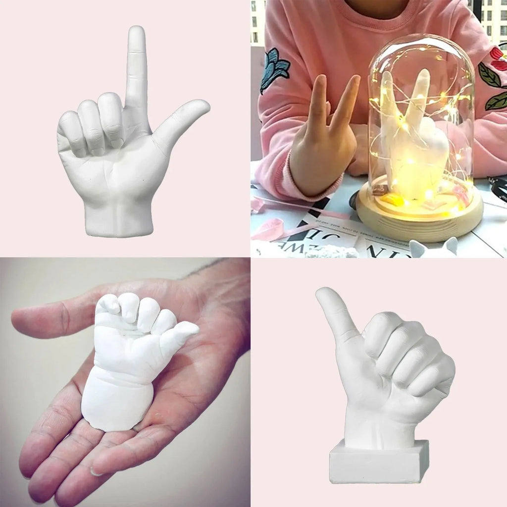 3D Hand Casting Kit – Alginate Molding & Plaster Sculpture