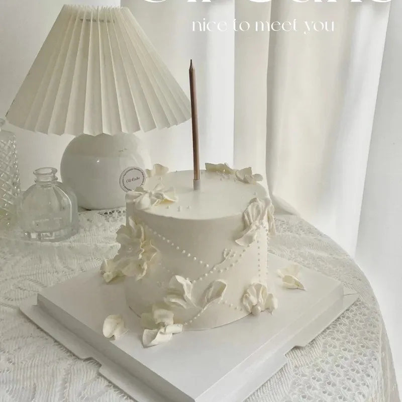 6-Pack Gold & Silver Metallic Birthday Cake Candles with Holders