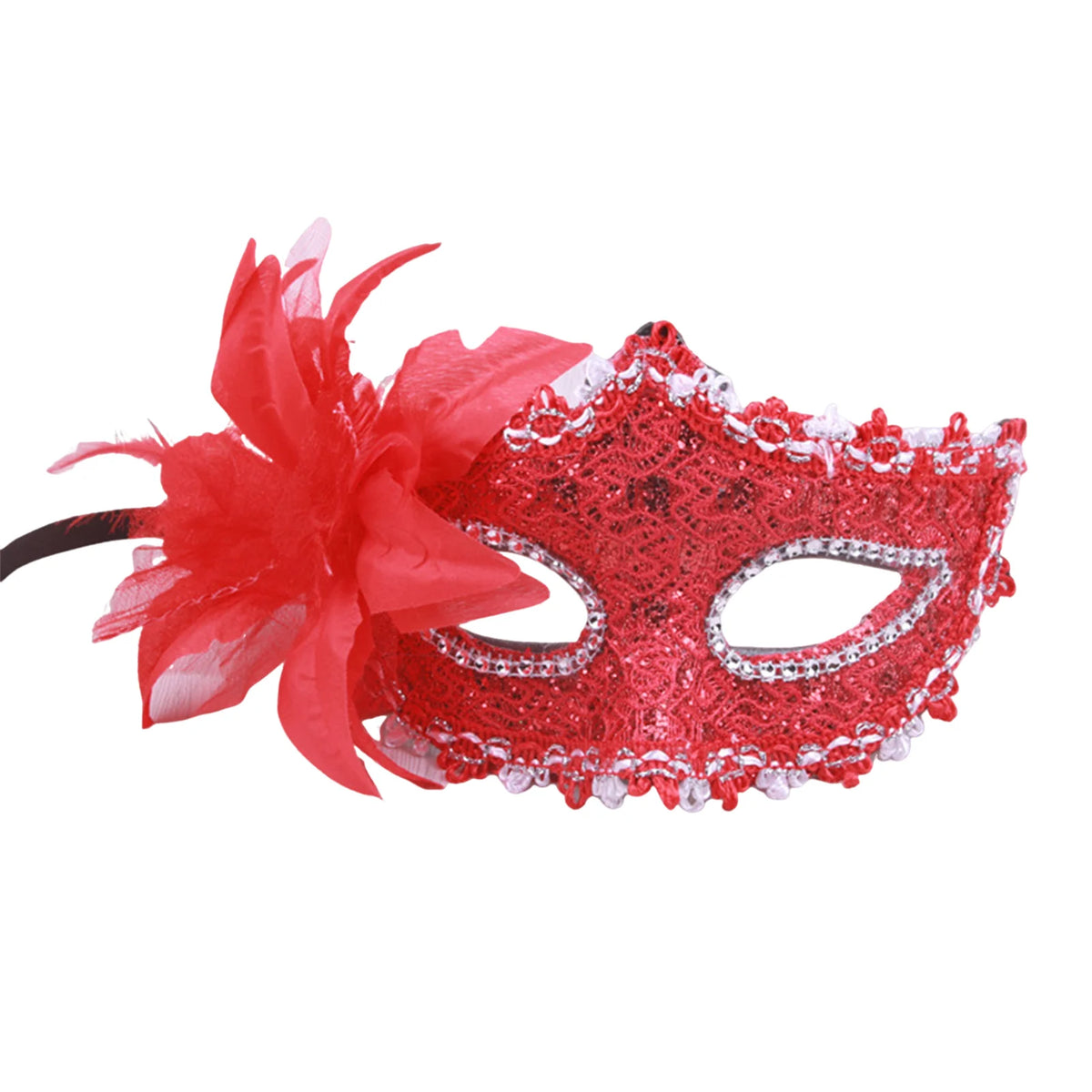 Rhinestone Masquerade Mask – Shiny Party & Photo Prop