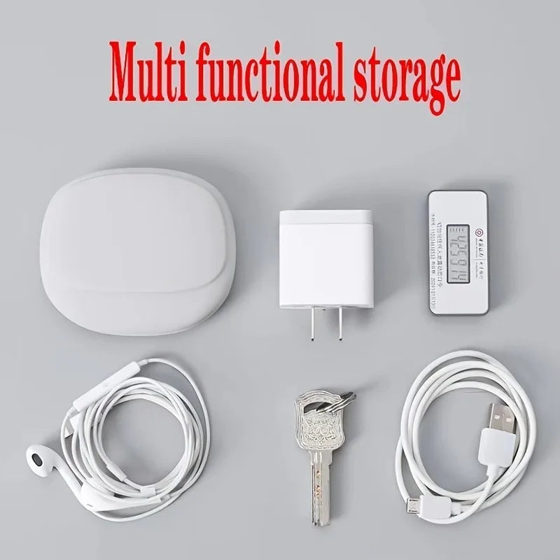 Silicone Cable & Earphone Storage Bag | Portable Travel Pouch