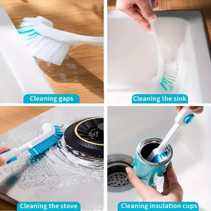 Flexible Angle Cleaning Brush for Sink, Bathroom & Kitchen