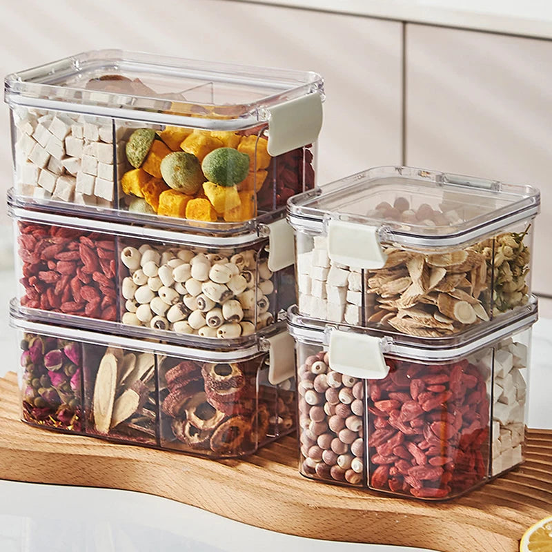 Divided Food Storage Container with Sealed Lid | PP Box