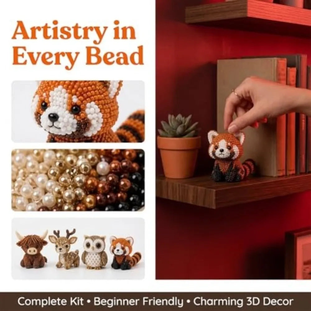 3D Bead Art DIY Kit – Character Series Handmade Beading Set