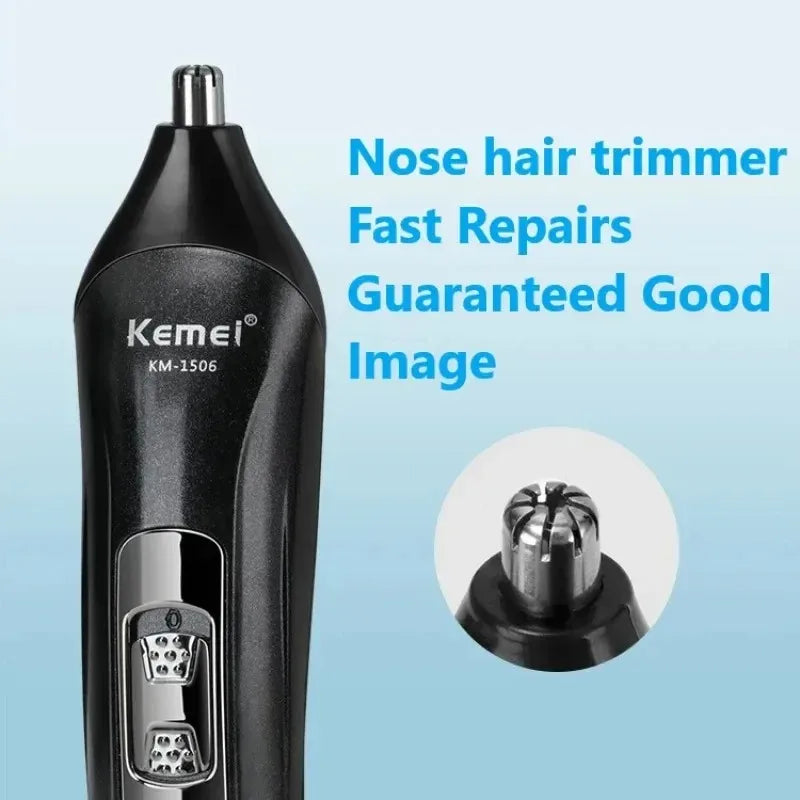 Kemei KM-1506 3-in-1 Electric Shaver & Hair Trimmer USB