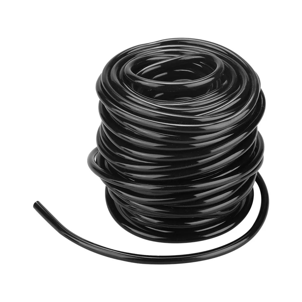 1/4 Inch Flexible PVC Drip Irrigation Hose – Black, 10–50m