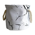 Nordic Linen Planter Bag with Rope Handles | Round Home Décor