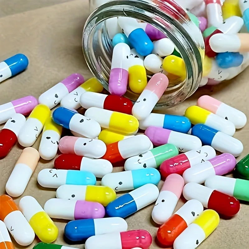 Cute Capsule Message Notes 10/20pc – Pill Love Letter Gift