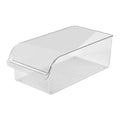 Stackable Clear Fridge Storage Bins – BPA-Free PET Organizer