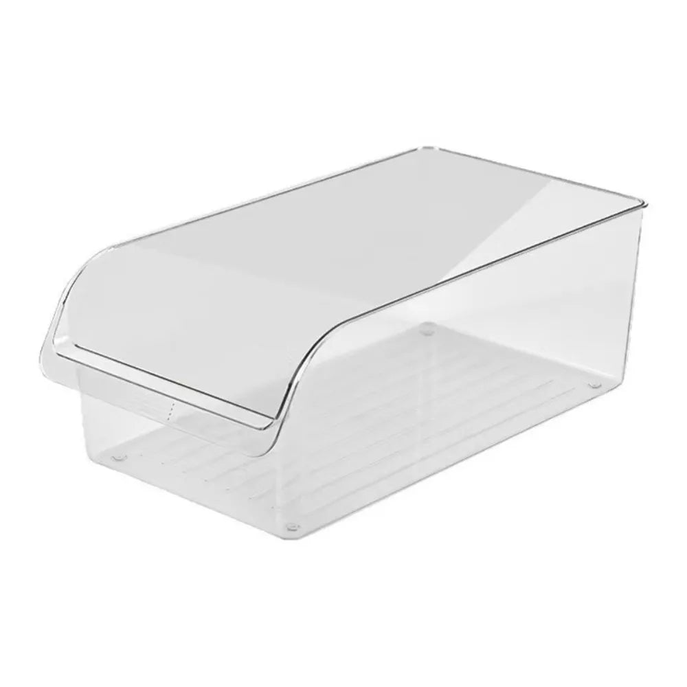 Stackable Clear Fridge Storage Bins – BPA-Free PET Organizer