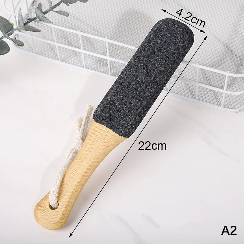 Wooden Double-Sided Foot File Callus Remover Heel Rasp Pedicure