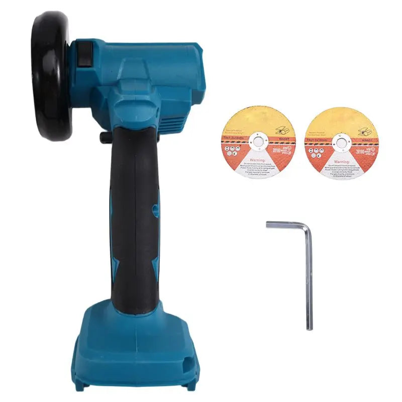 VIBE 3-Inch Cordless Mini Angle Grinder Set – 18V Battery
