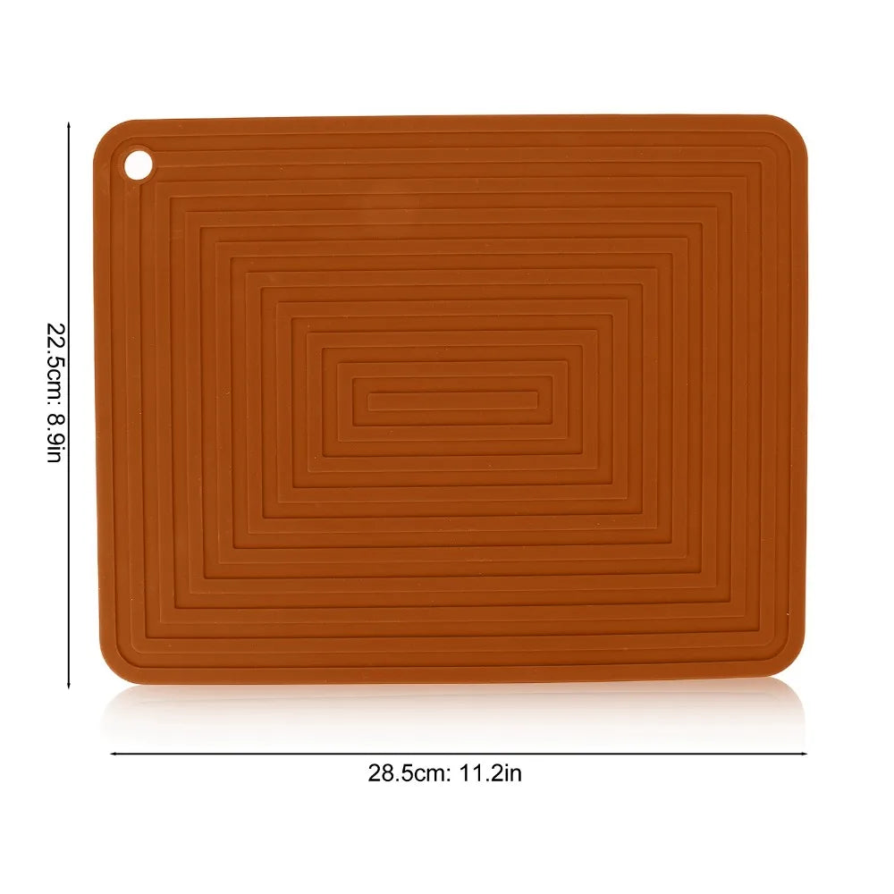 2-Pack Silicone Trivet Mats – Non-Slip Heat Resistant Hot Pot Pads