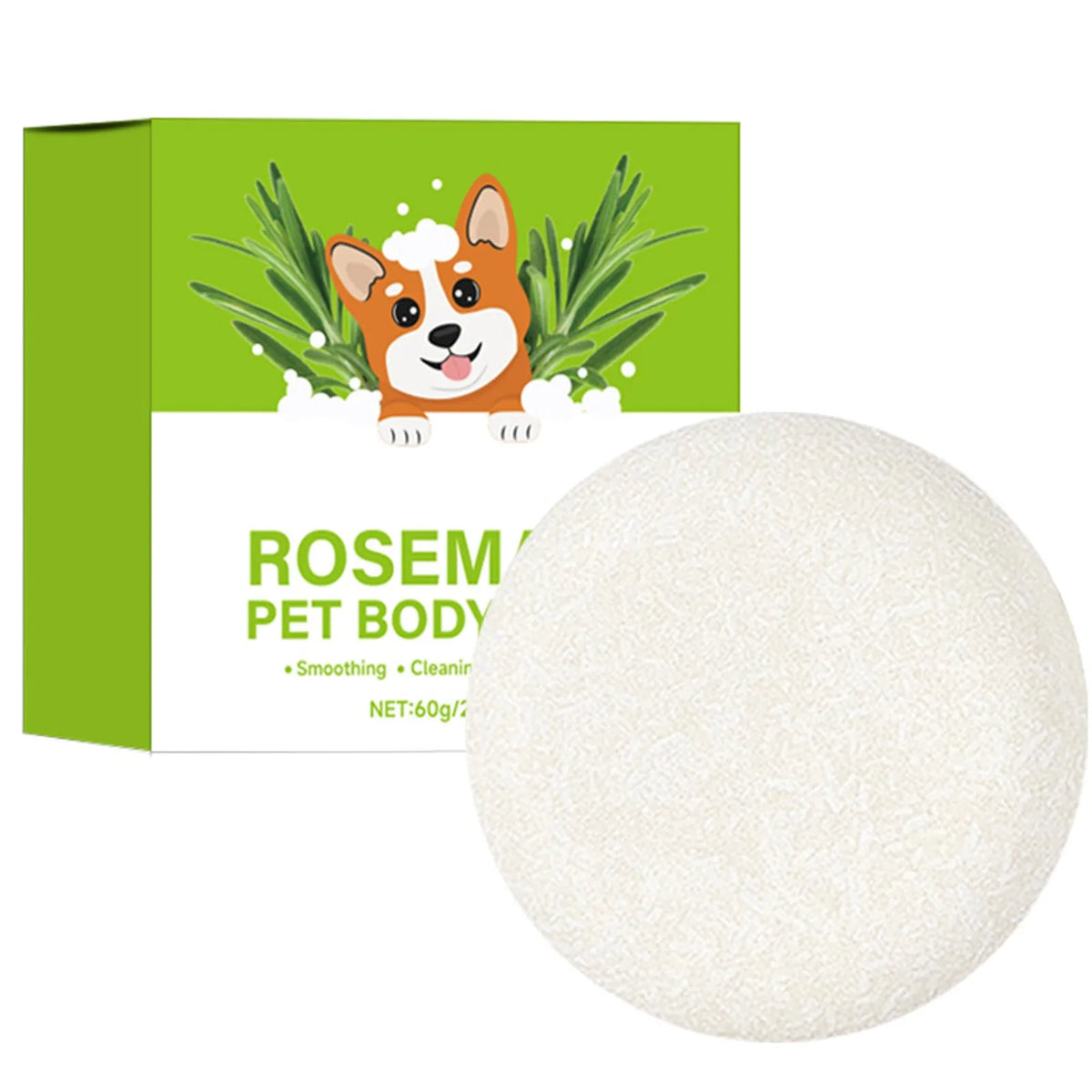 Pet Soap Bar – Dog & Cat Shampoo with Botanical Ingredients