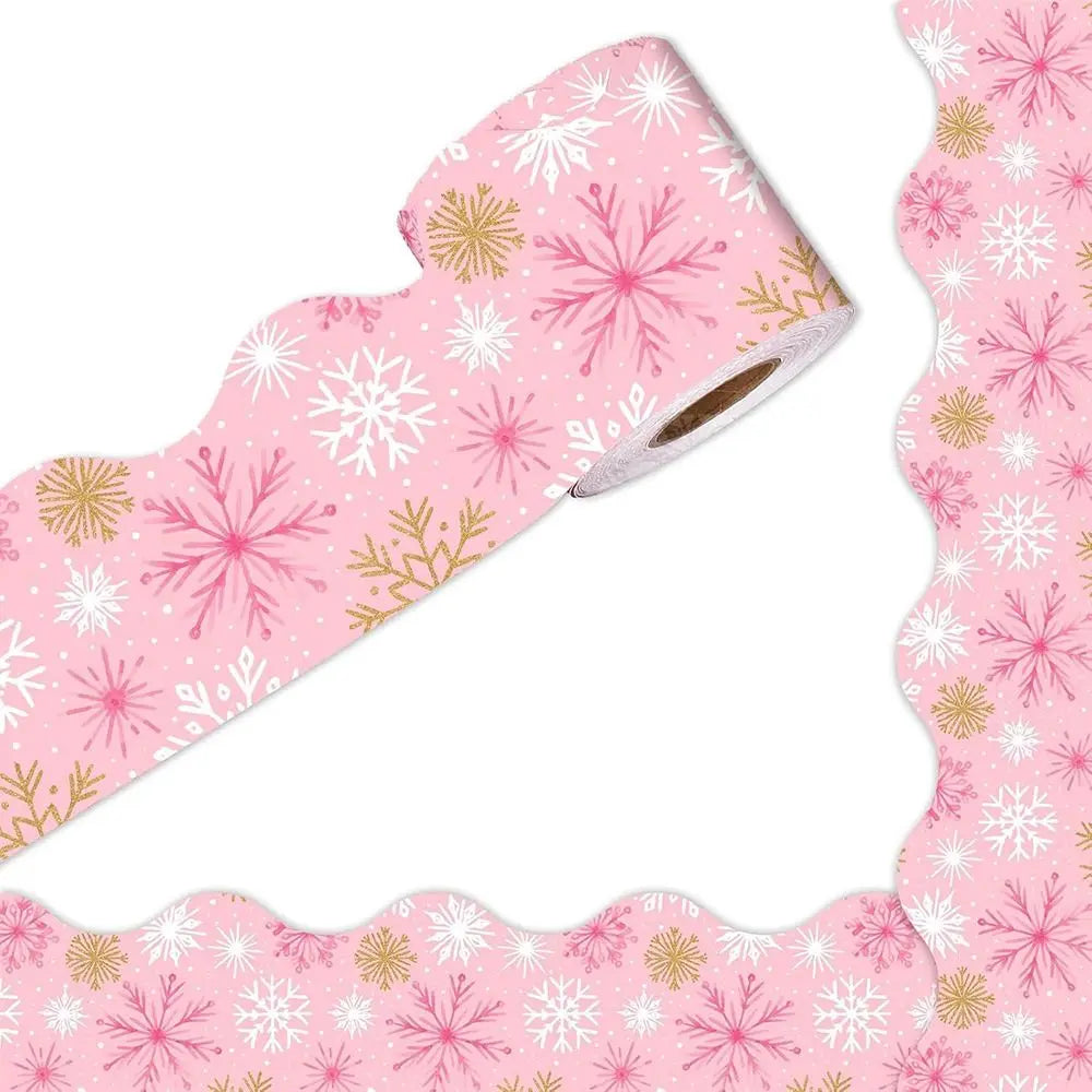 Christmas Border Stickers – Snowflakes, Bells & Candy Designs