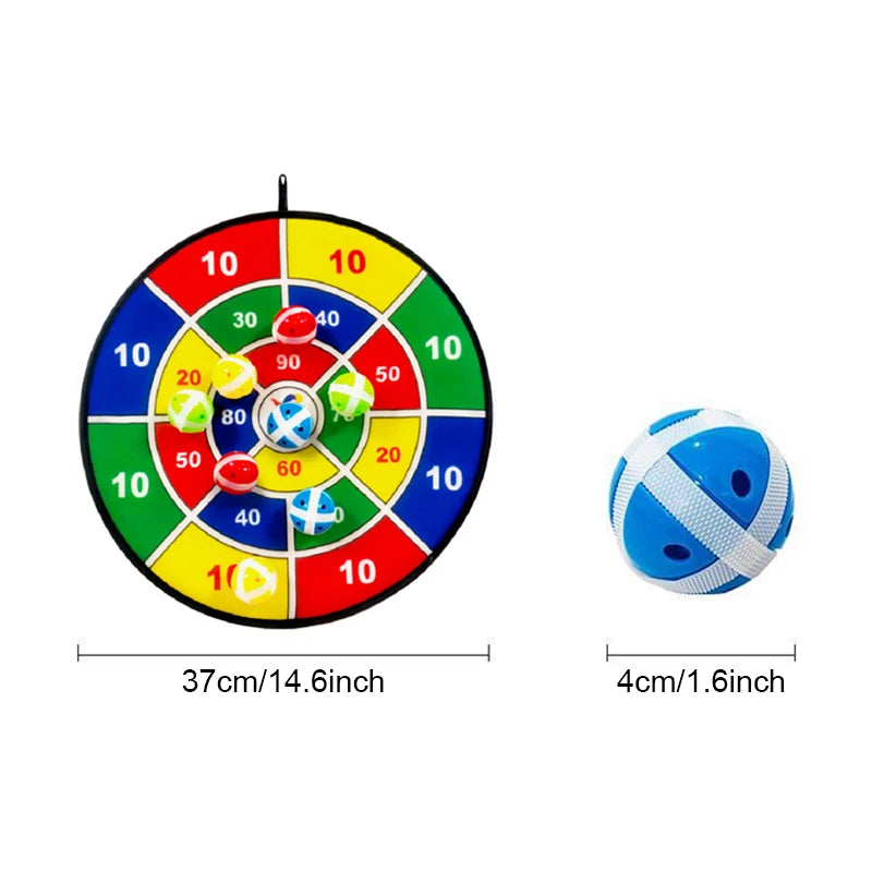 Kids Cartoon Safety Dart Board Set – Indoor & Outdoor Game