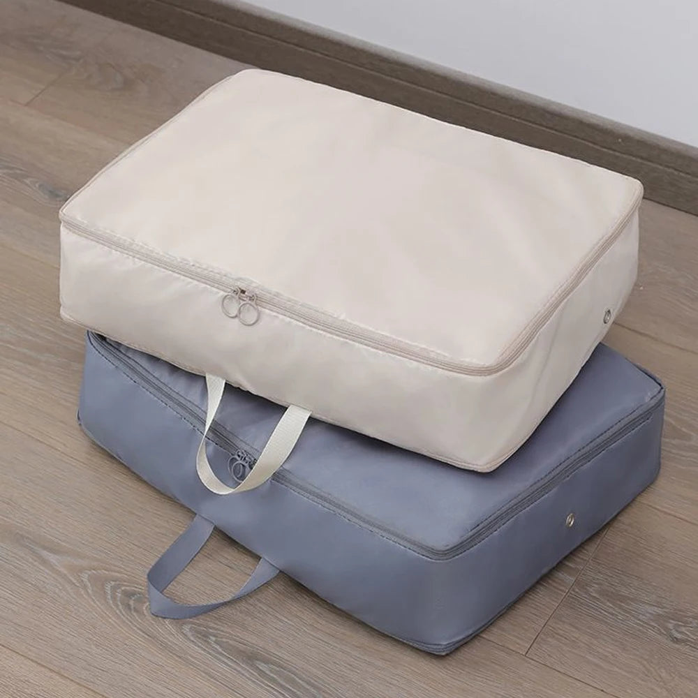 Self-Compressing Storage Bag – Large Clothes & Quilt Organizer
