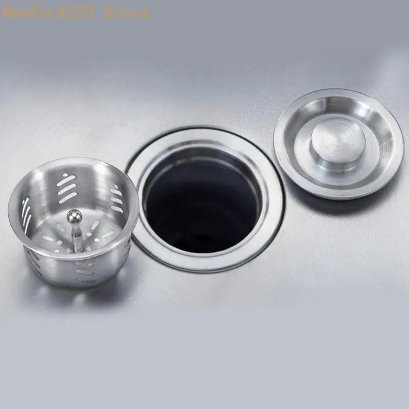 Stainless Steel Sink Drain Set – Basket Strainer & Stopper