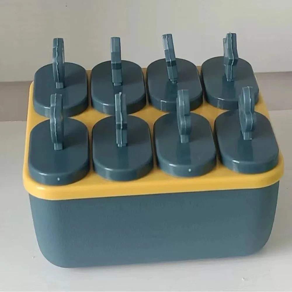 Reusable Popsicle Mold with Sticks & Drip Tray – Food Grade