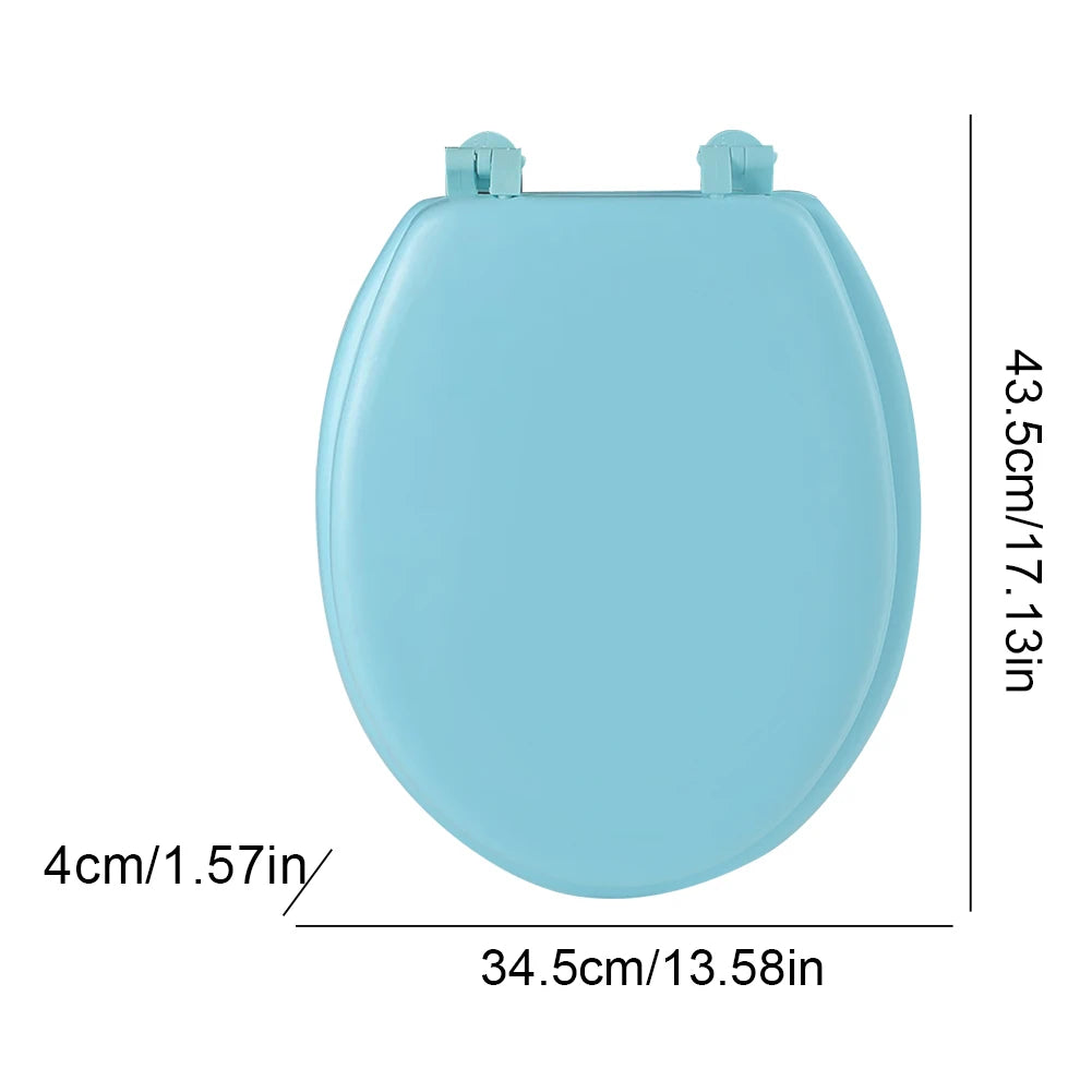 Round Soft Close Cushioned Toilet Seat – Quick-Release Cover