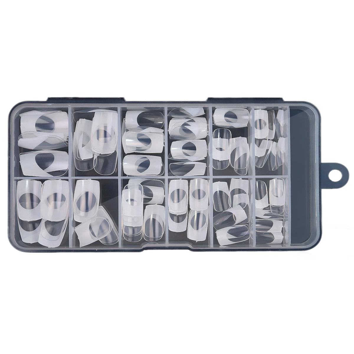 120pcs French Press-On Nails Square Soft Gel Fake Nails Set