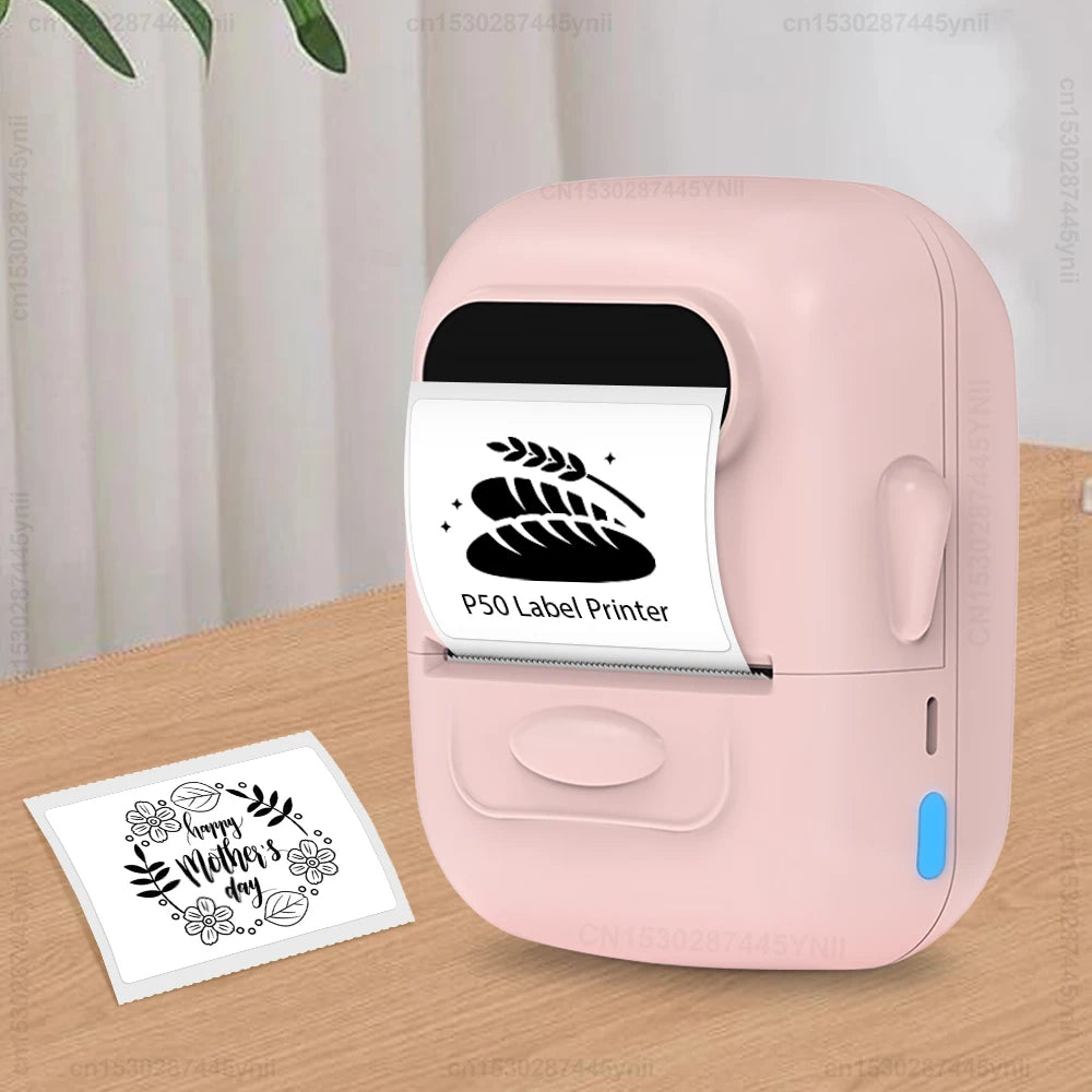 Labelwell P50 Mini Bluetooth Thermal Label Printer Inkless